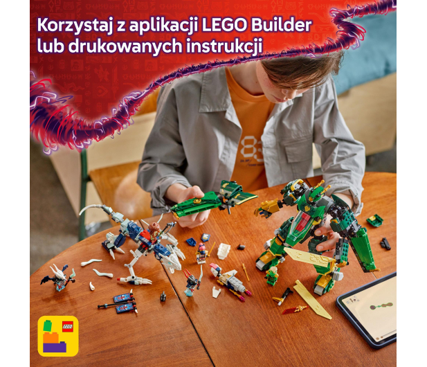 LEGO Ninjago 71845 Odrzutowy mech Lloyda - 1331656 - zdjęcie 8